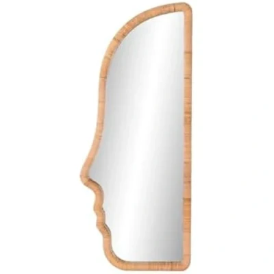 Image de Miroir mural HOME ESPRIT Moderne Scandi Rotin et Verre 50 x 4 120 cm Multicolore