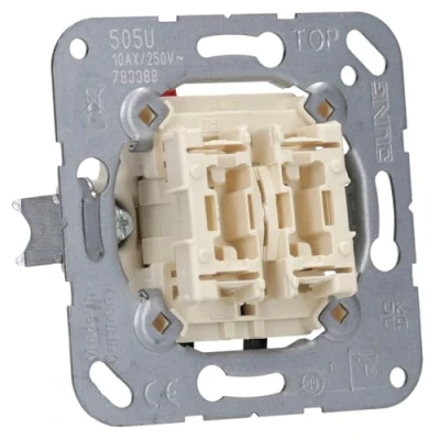Image de Jung 505U Mécanisme interrupteur Double 10 AX / 250 V SA