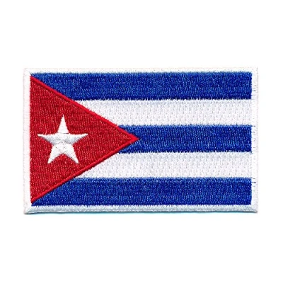 Image de 0656 Mini écusson thermocollant Motif drapeau Cuba 30 x 20 mm