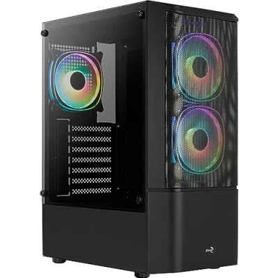 Image de Aerocool Quantum Mesh Midi Tower Noir Neuf