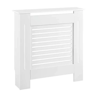 Image de Couverture de Radiateur Cache MDF Laqué Blanc 78x19x82cm