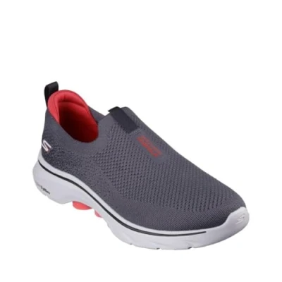 Image de Skechers Performance GO WALK 7 SLIP ON Chaussures de course charcoal/black, Homme, Taille: 48, Charcoal/black Textile