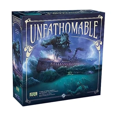 Image de FFG Fantasy Flight Games, Unfathomable, Board Game, Ages 14+, 3 6 Players, 120 240 Minutes Playing Time, FFGUNF01, Black