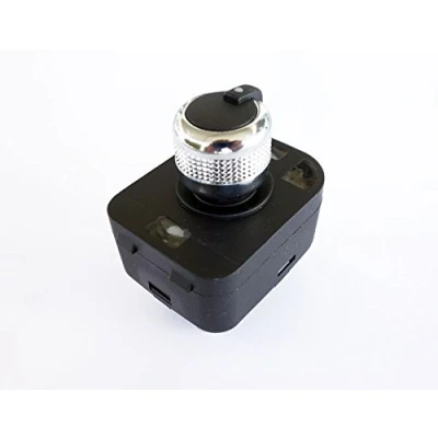 Image de Pour Audi A1 A2 A3 A4 A5 A6 A8 TT Q5 Q7 S6 Bouton Réglage Rétroviseur Alu Look