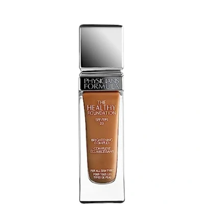 Image de Physicians Formula The Healthy Foundation, Fond de Teint Liquide Longue Tenue, Léger et Modulable avec un Fini Satiné, Teinte MW2
