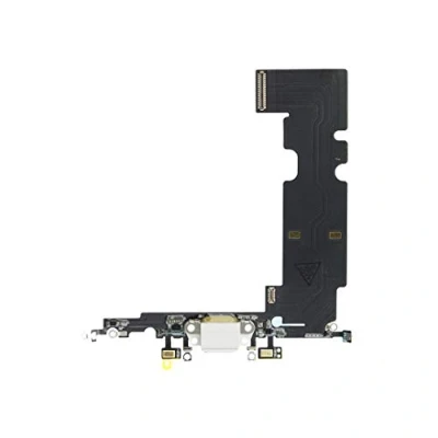 Image de OnlyTech connecteur de Charge pour iPhone 8 Plus Argent Nappe Interne Comprenant Le Blanc, Les micros et l&#039;antenne GSM Pièce détachée Compatible Apple