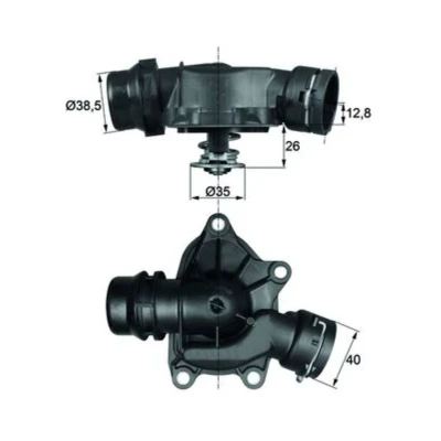 Image de MAHLE ORIGINAL TI 26 88 Thermostat d&#039;eau avec joint d&#039;étanchéite BMW: 5 Berline, 7, Touring