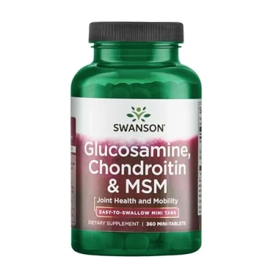 Image de Glucosamine Chondroïtine MSM 360 comprimés. SWANSON