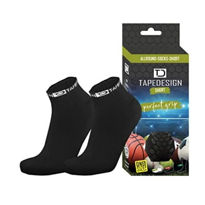 Image de Tapedesign Allround Short Chaussettes Mixte, Noir, Taille Unique