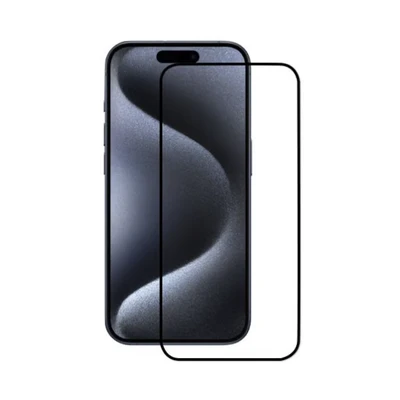 Image de Protection d&#039;écran MW iPhone 15 Pro Verre trempé Design 3D Case Friendly