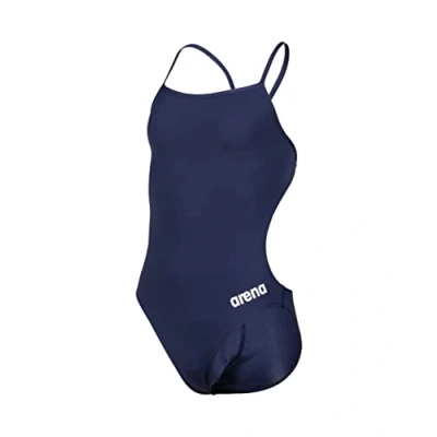 Image de arena Solid Challenge Team Junior Maillot de Bain Une Pièce Fille, MaxLife Tissu Eco avec Résistance Maximale au Chlore et Protection UV UPF 50+, Sportif à Séchage Rapide