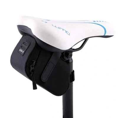 Image de Shipenophy Sac de Selle, Selle vélo Rangement léger et Pratique pour vélos Ranger Vos Accessoires nécessaires(Le Noir)