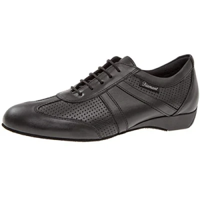 Image de Diamant Hommes Ballroom Baskets 123 225 070 Cuir/Velours Noir Large Talon compensé de 2,5 cm Semelle en Daim Taille: UK 7