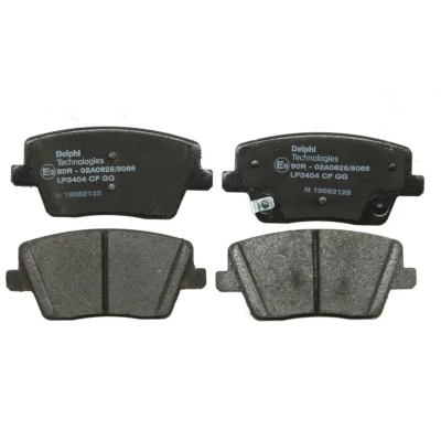Image de DELPHI LP3404 Jeu de plaquettes frein avec indicateur d&#039;usure tôle anti bruit sans accessoires HYUNDAI: Kona SUV, i30 III 3/5 portes