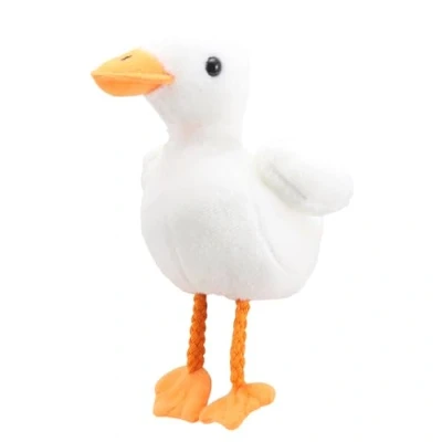Image de The Puppet Company Canard Marionnette à Doigts, Blanc