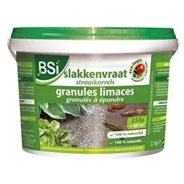 Image de Granulés Anti Limaces BSI 100% Naturel Barrière proctectrice Couvre jusqu&#039;à 60m² 2,5 Kg