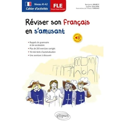 Image de FLE. Cahier d&#039;activités. Réviser son français langue étrangère en s&#039;amusant. A1 A2 (avec fichiers audio)