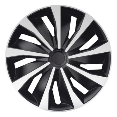 Image de Gorecki Grip 2211252 Enjoliveurs 16Pouces argent, noir