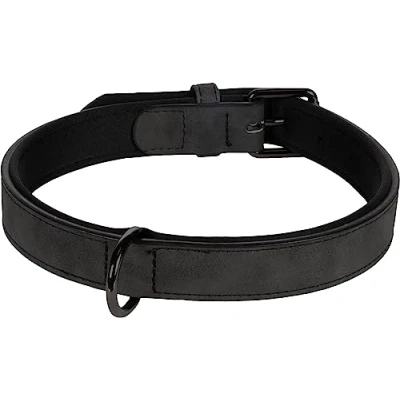 Image de Flamingo Collier de Chien 42 52 cm L Ajustable Similicuir avec Doublure intérieure en néoprène Doux Anti Traction très Confortable pour Votre