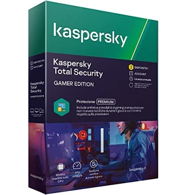 Image de Kaspersky Total Security 2019 Sécurité antivirus Complète Italien 1 licence(s) année(s) Neuf