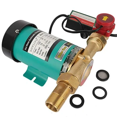 Image de SHYLIYU Pompe de Circulation Circulateur eau chaude froide à sanitairesystème chauffage central surpression Automatique 1500L/H 120W Max tête15m