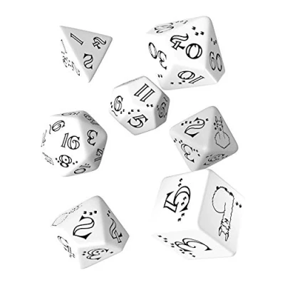Image de Q Workshop LLA02 Bright Llama Dice White/Black (7)