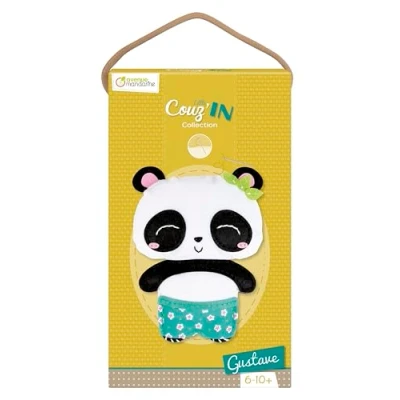 Image de Avenue Mandarine KC110C Kit Créatif Couture Enfant Doudou à coudre Little Couz&#039;IN À partir de 6 ans GUSTAVE
