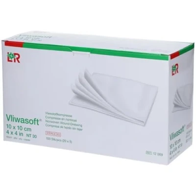 Image de Vliwasoft® Compresse non tissé stérile 4 plis10 x 10 cm