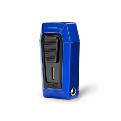Image de Briquet Colibri Quantum Flame Triple Jet Coupe Cigare V Cut intégré Allume Cigare, Cigarettes Résistant au Vent Fonctionne avec Butane (Non Inclus) Coffret Cadeau élégant Garantie Deux Ans