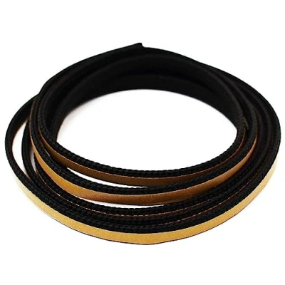 Image de Joint de cheminée Cordon plat Autocollant. Compatible avec cheminées Austroflamm, Caminos, Loppe, Leda, 2 m, ø 8 x mm