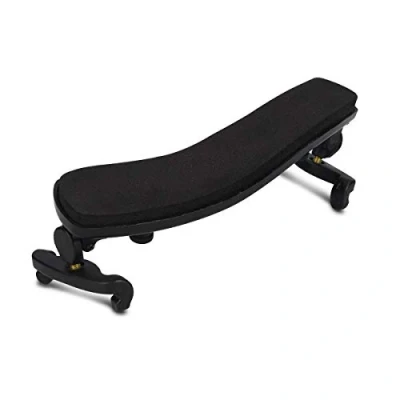Image de kwmobile Épaulière de Violon 1/2 Coussin Support Épaule Accessoire pour Débutant et Professionnel Angle Réglable Noir
