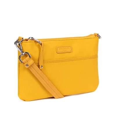 Image de Hexagona Pochette Compatible téléphone Portable pour Femme Collection Serena Jaune