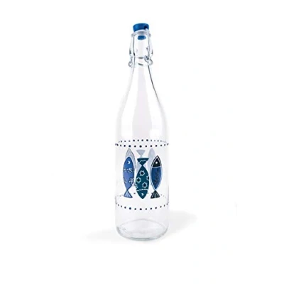 Image de Excelsa Ocean Bouteille, Multicolore, 1 lt, Verre