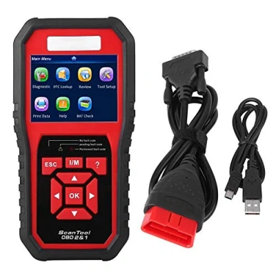 Image de Valise Diagnostic Auto, Lecteur de Code Défaut D&#039;outil Scanner Voiture Universel KW850 OBDII OBD2 EOBD avec Un Clic Popular