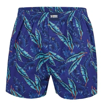 Image de Happy Shorts WIDE Mouse WITH Hearts Caleçon, Homme, Taille: XL, Tropical leaves
