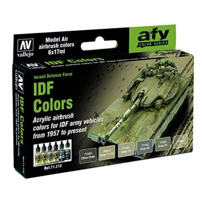 Image de Vallejo Model Air Set IDF Army Colors 17 ml