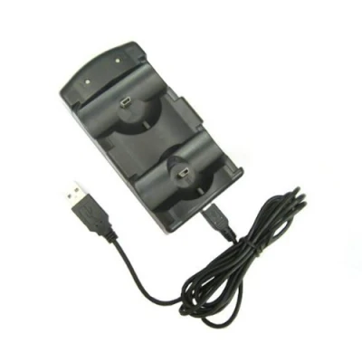 Image de OSTENT 2 en 1 Chargeur d&#039;extension Compatible avec Sony PS3 Wireless Bluetooth et PS Mobile Controller