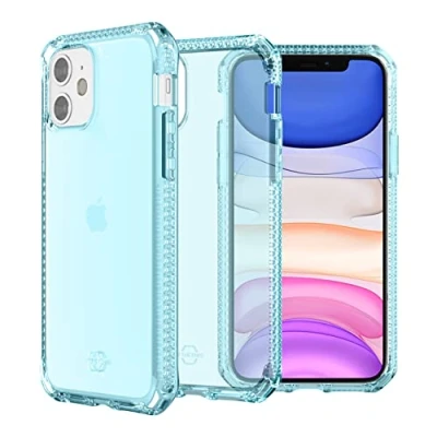 Image de Coque Renforcée iPhone 11 Spectrum Clear Bleue Itskins Neuf