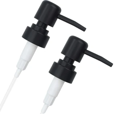 Image de 2 Pcs Pompe Savon,Pompe de Rechange,Pompe Rechange pour Distributeur Savon,Distributeur Savon,avec Filetage 28 mm,ABS (Noir Mat)