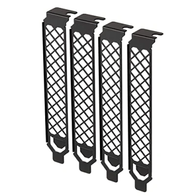 Image de SilverStone SST AEROSLOT2B Aeroslots Gen 2 Couvercles d&#039;emplacements d&#039;extension ventilés, noir