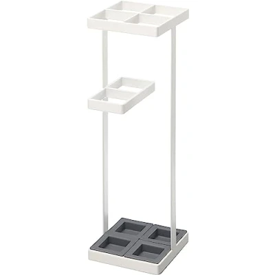 Image de Yamazaki 7639 Tower Porte Parapluie, Blanc, Acier/Polypropylène, Minimaliste, 11 x 36 c m