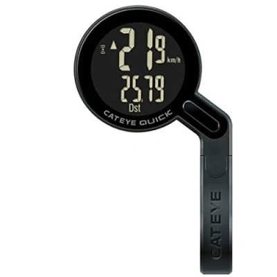 Image de CATEYE Compteur de vélo sans Fil Rapide Ordinateur Unisexe, Noir, Taille Unique