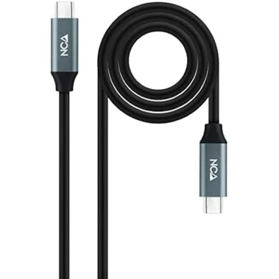 Image de Nanocable 10.01.4302 câble USB USB4 Gen 2x2 2 m C Noir Neuf