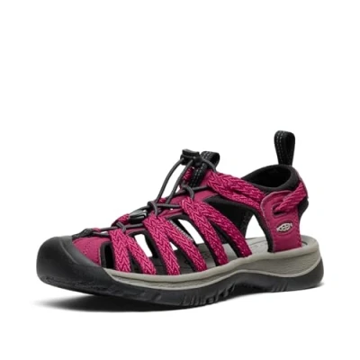 Image de Keen Whisper Sandales de randonnée, Femme, Taille: 42, Beaujolais rot schwarz Polyester