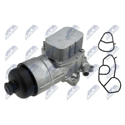 Image de NTY CCL CT 004 Radiateur d&#039;Huile avec filtre CITROËN: C4 I 3/5 portes, C3 Picasso, PEUGEOT: 207 308 portes
