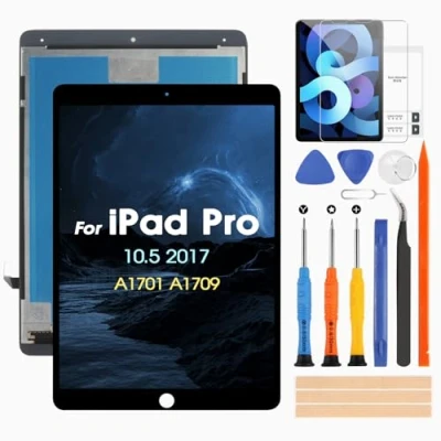 Image de ARSSLY pour iPad Pro 10.5 LCD Affichage, Écran 2017 A1701 A1709 Tactile Remplacement Digitazer Assemblée avec Réparation Kit (Noir)