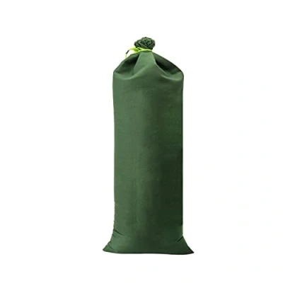 Image de Lot de 10 sacs sable pour inondation, 19,8 x 39,9 cm, sable, en toile, blocage des inondations la prévention inondations, vert