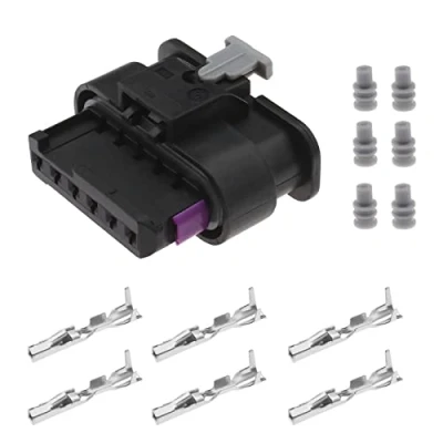 Image de eMagTech Connecteur électrique 6 Broches pour feu arrière de Voiture 61132359993 Compatible avec BMW Série 1 2 3 4 F20 F21 F22 F23 F28 M2 F30 F31 F32 F33 F36