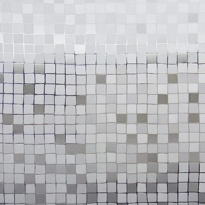 Image de d c fix film fenêtre anti regard électrostatiques bandes Globe opaque adhésif et décoratif brise vue cache pour vitre, vitrage, douche 45 cm x 2m