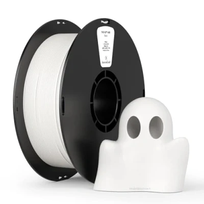 Image de ABS Filament 1,75mm, kexcelled D&#039;imprimante 3D, Résistant à la Chaleur, Haute Rigidité et Durabilité, Précision Dimensionnelle +/ 0,03mm, Bobine de 1kg (2,2lbs), Blanc